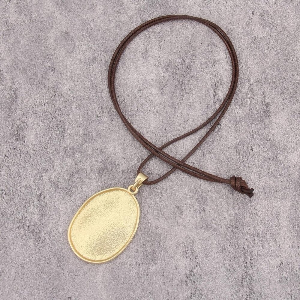 Versatile Long Boho Necklace With Adjustable Cord… - image 5